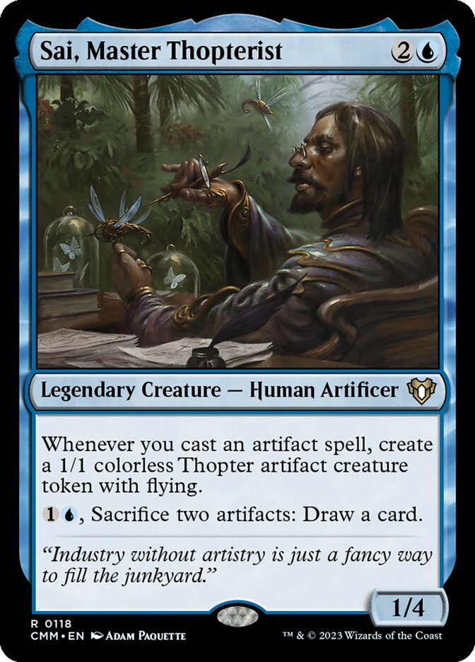 Sai, Master Thopterist 118/451 (Commander Masters)  | Good Games Cannington