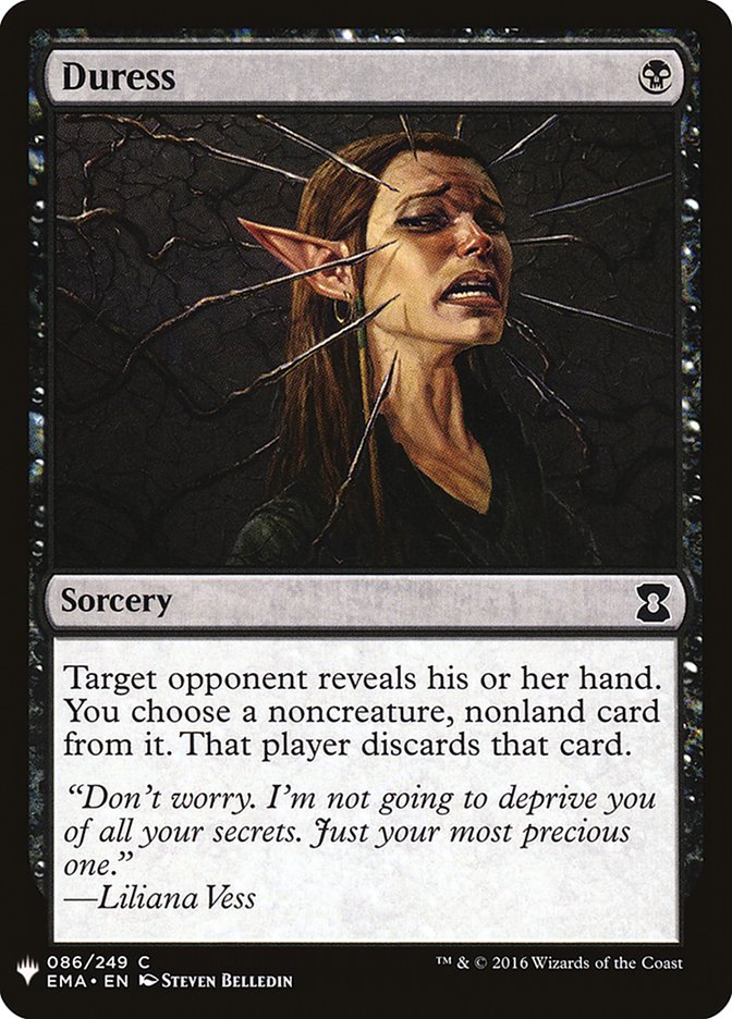 Duress [Mystery Booster] | Good Games Cannington