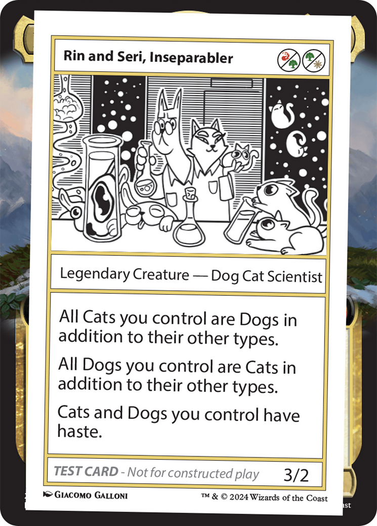 Rin and Seri, Inseparabler [Mystery Booster 2 Playtest Cards] | Good Games Cannington