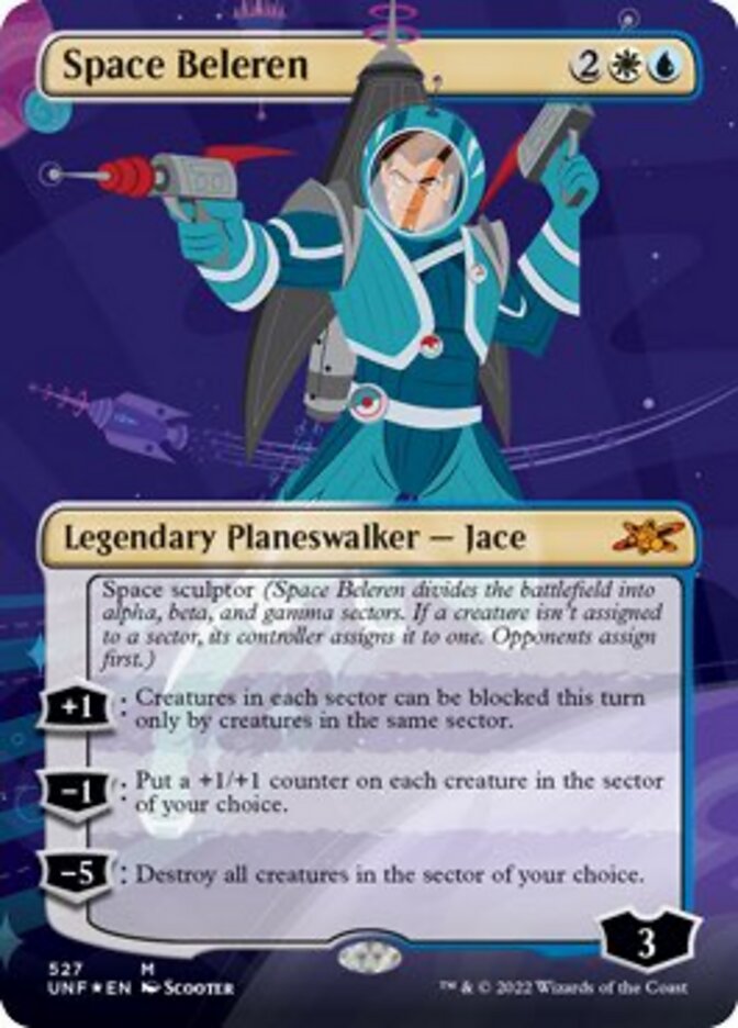 Space Beleren (Borderless) (Galaxy Foil) [Unfinity] | Good Games Cannington