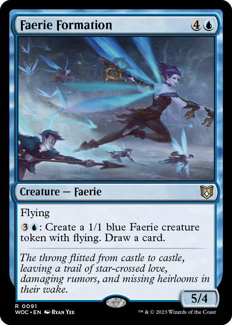 Faerie Formation [Wilds of Eldraine Commander] | Good Games Cannington