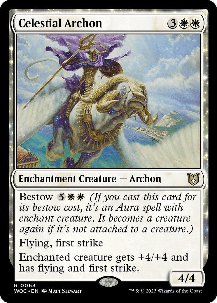 Celestial Archon [Wilds of Eldraine Commander] | Good Games Cannington