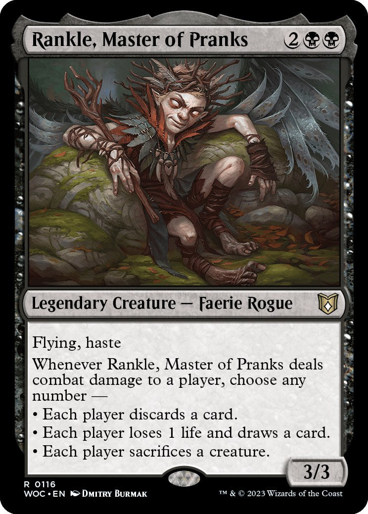 Rankle, Master of Pranks [Wilds of Eldraine Commander] | Good Games Cannington
