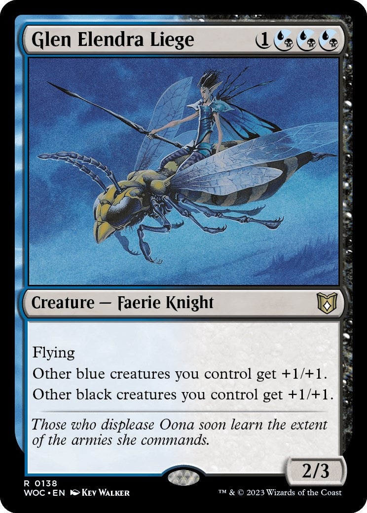Glen Elendra Liege [Wilds of Eldraine Commander] | Good Games Cannington