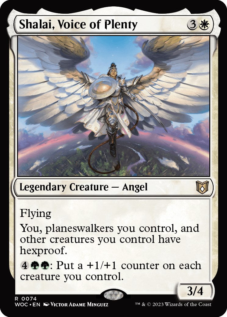Shalai, Voice of Plenty [Wilds of Eldraine Commander] | Good Games Cannington