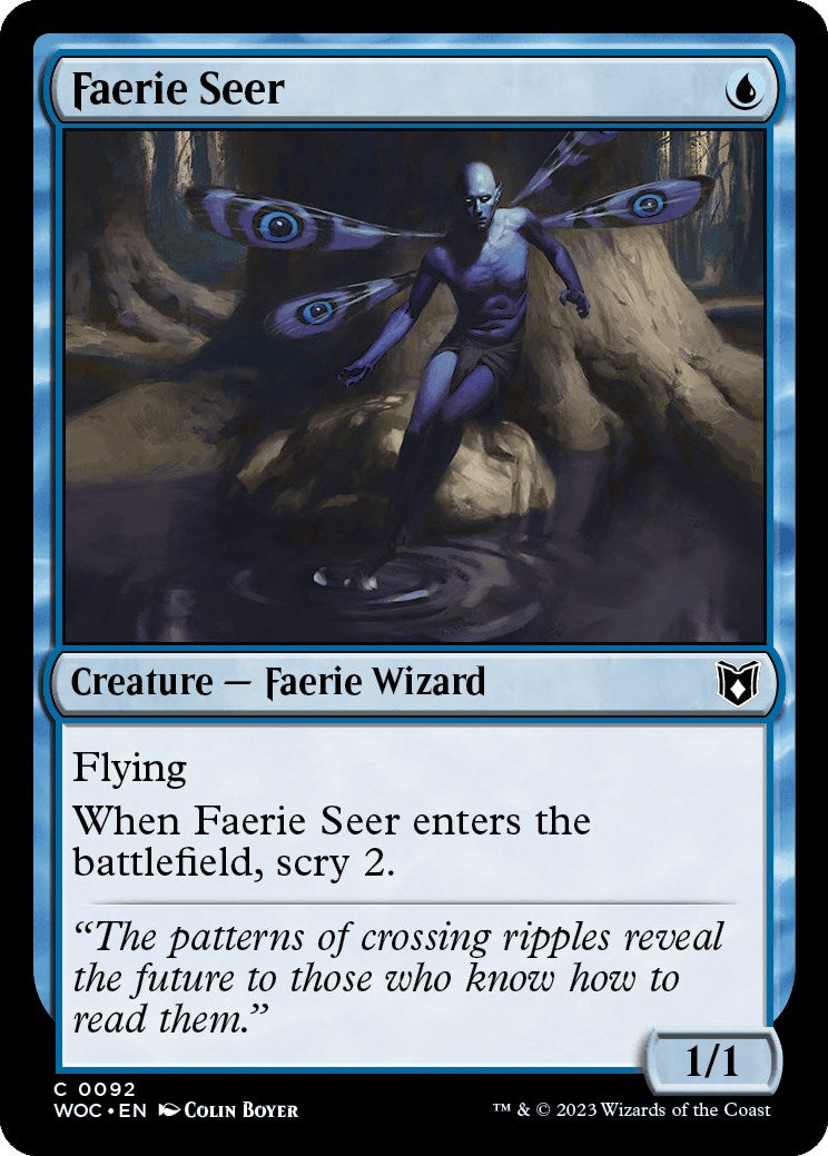 Faerie Seer [Wilds of Eldraine Commander] | Good Games Cannington