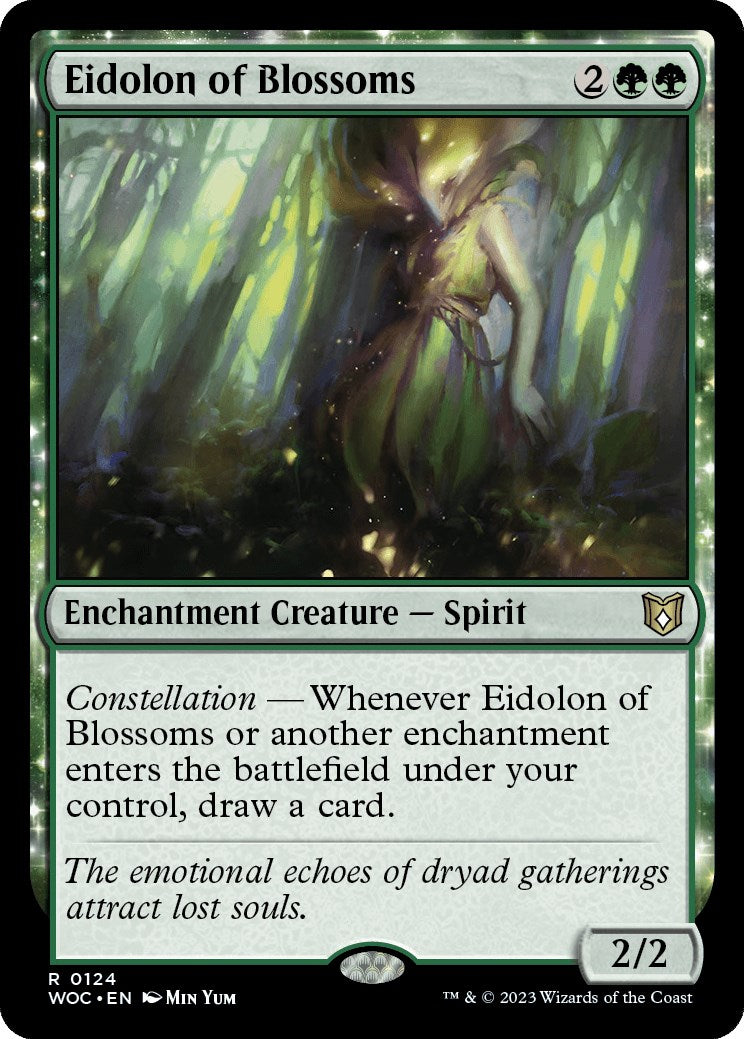 Eidolon of Blossoms [Wilds of Eldraine Commander] | Good Games Cannington