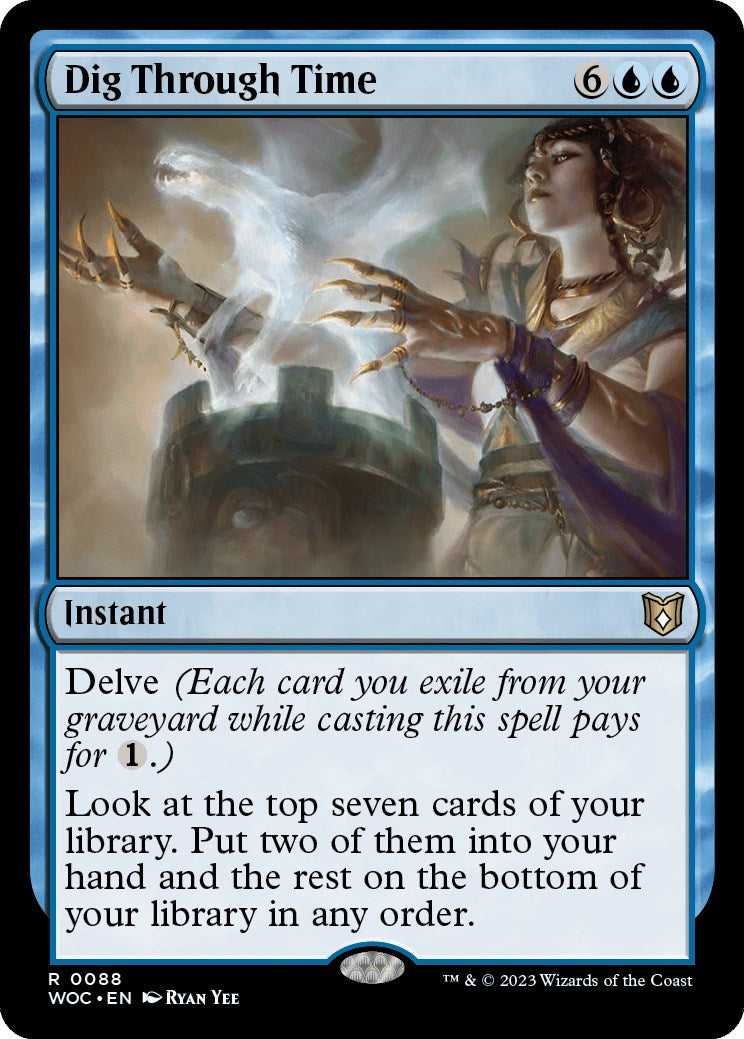 Dig Through Time [Wilds of Eldraine Commander] | Good Games Cannington