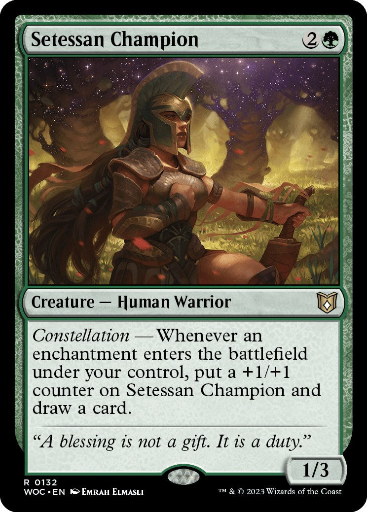 Setessan Champion [Wilds of Eldraine Commander] | Good Games Cannington