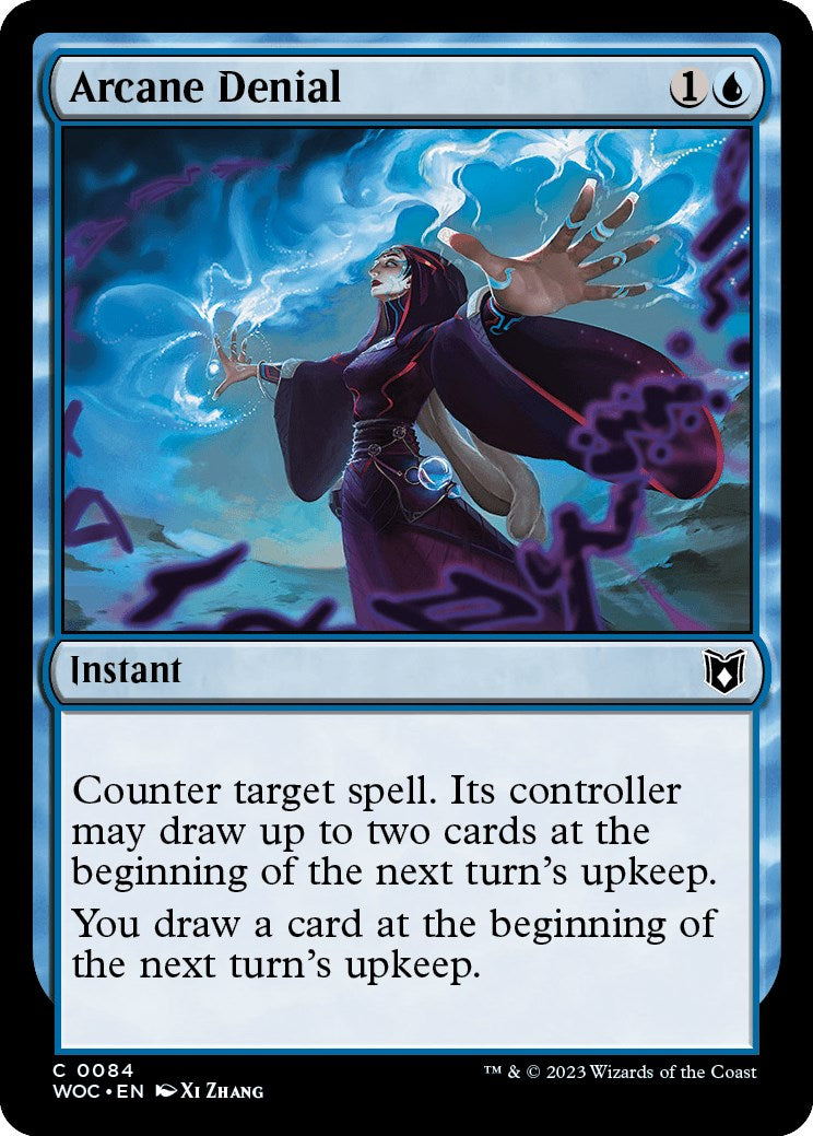 Arcane Denial [Wilds of Eldraine Commander] | Good Games Cannington