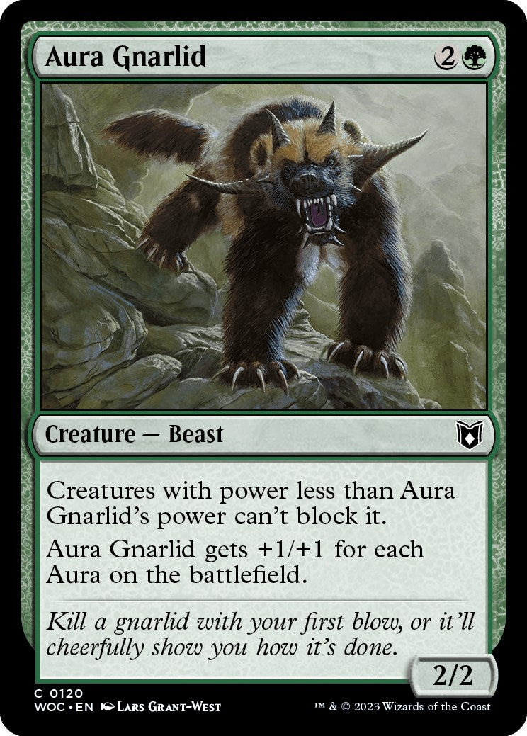 Aura Gnarlid [Wilds of Eldraine Commander] | Good Games Cannington