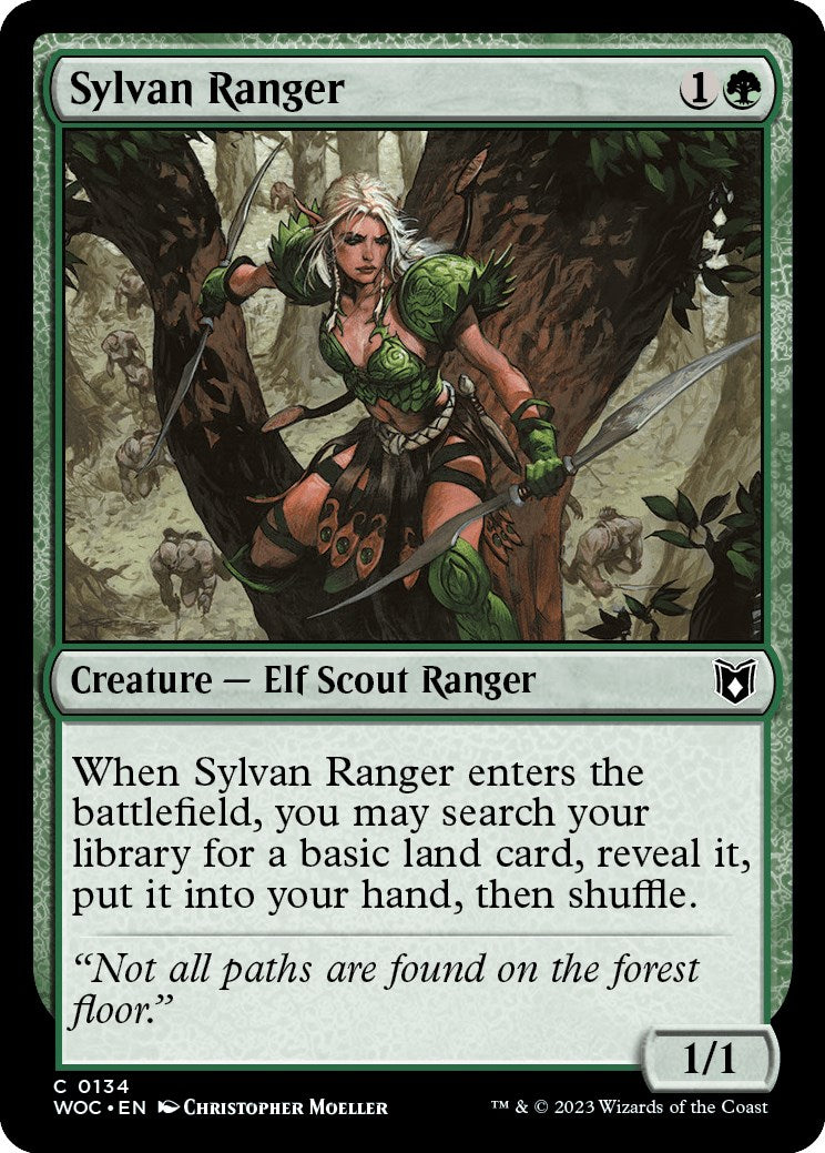 Sylvan Ranger [Wilds of Eldraine Commander] | Good Games Cannington