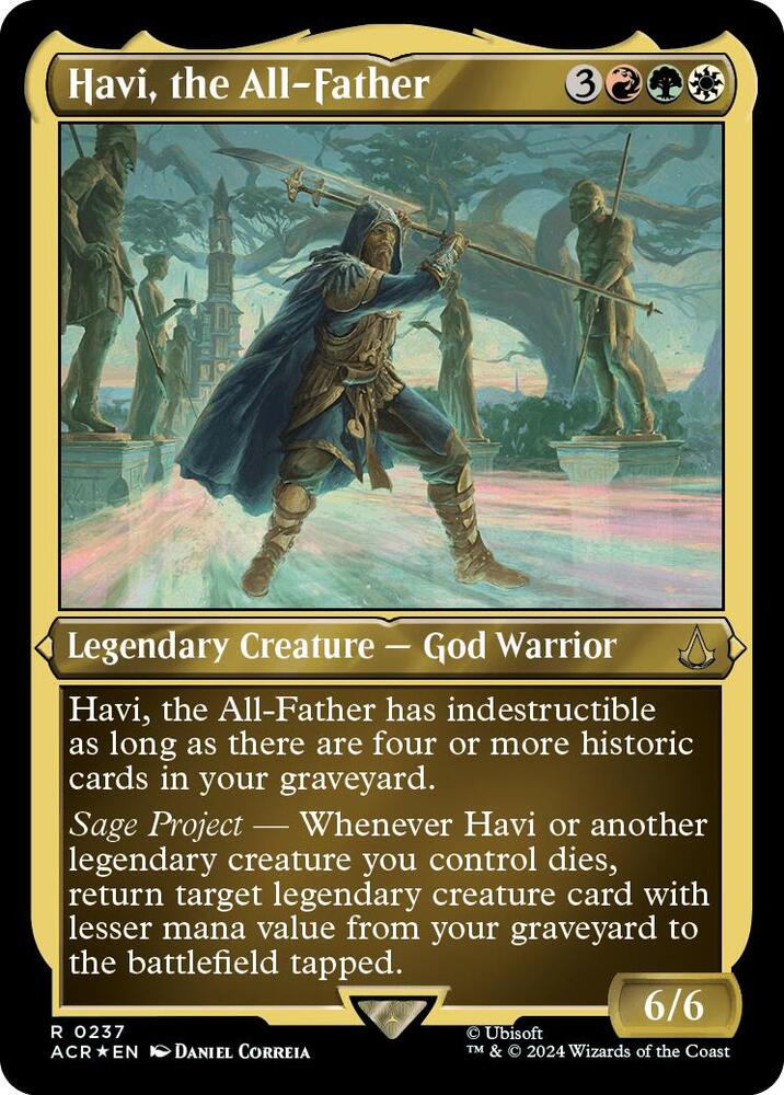 Havi, the All-Father 237 (Universes Beyond: Assassin's Creed)  - Etched Foil | Good Games Cannington