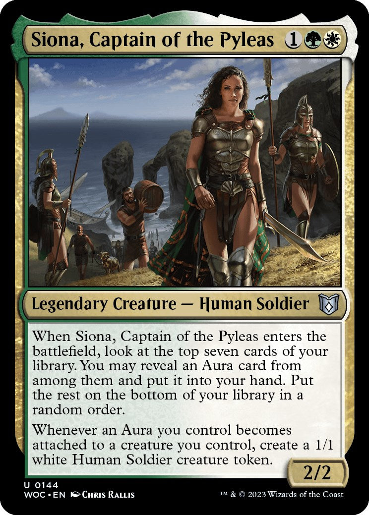 Siona, Captain of the Pyleas [Wilds of Eldraine Commander] | Good Games Cannington