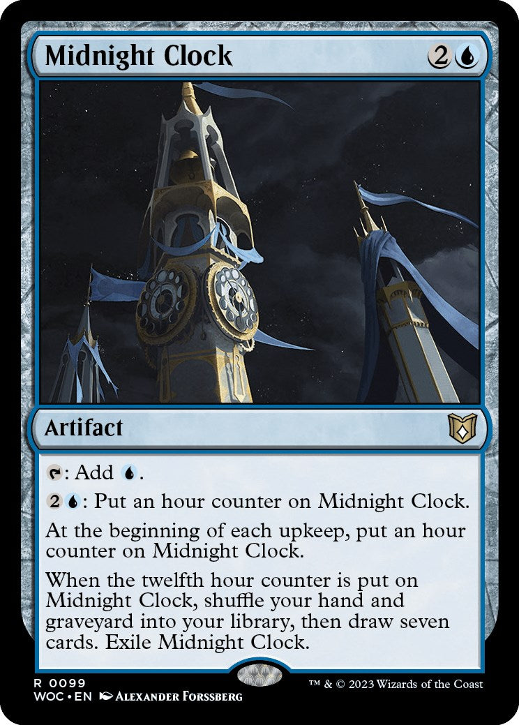 Midnight Clock [Wilds of Eldraine Commander] | Good Games Cannington