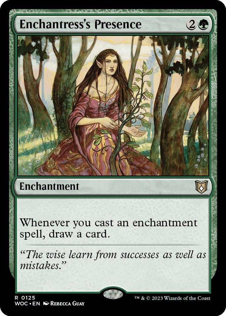 Enchantress's Presence [Wilds of Eldraine Commander] | Good Games Cannington