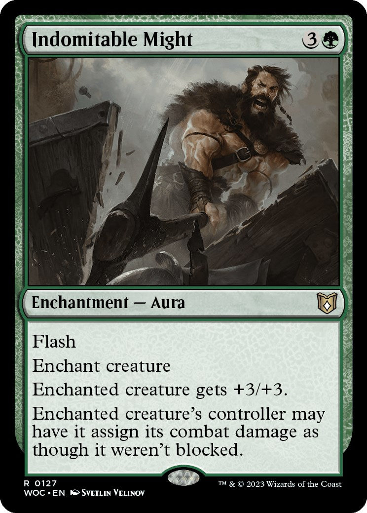 Indomitable Might [Wilds of Eldraine Commander] | Good Games Cannington