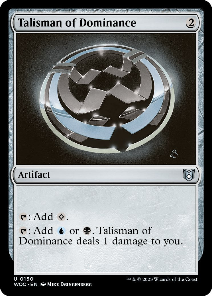 Talisman of Dominance [Wilds of Eldraine Commander] | Good Games Cannington