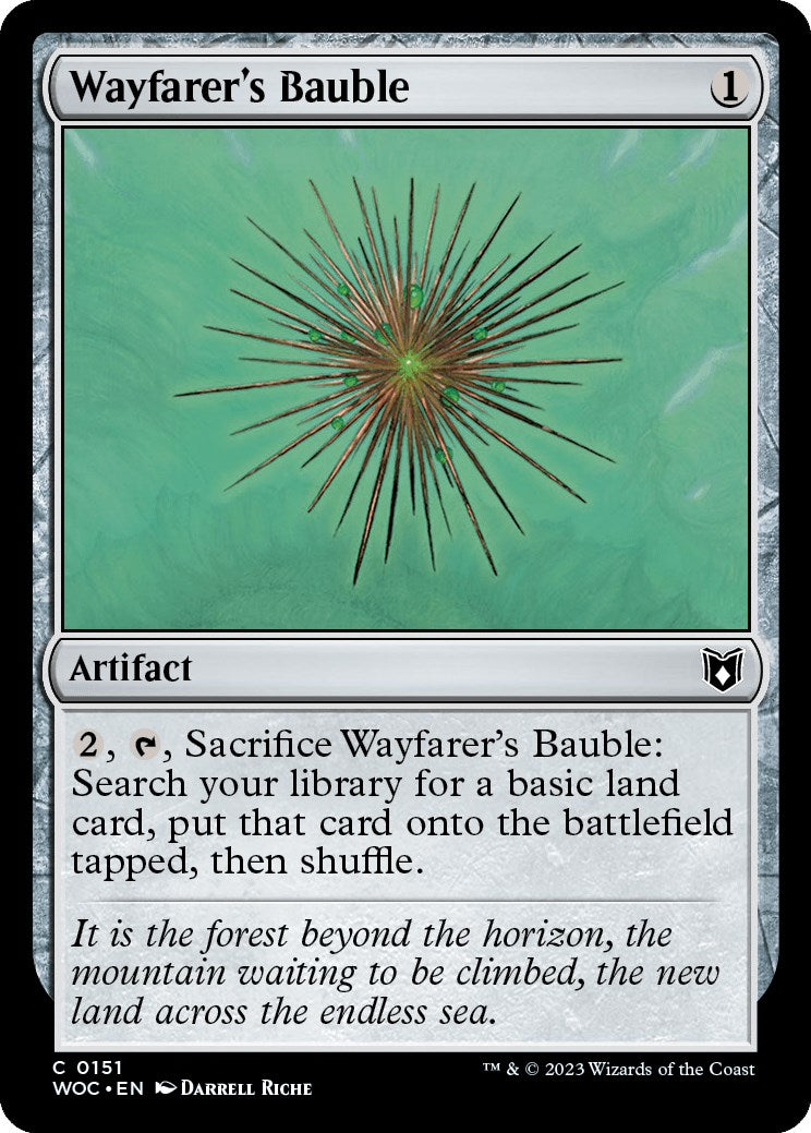 Wayfarer's Bauble [Wilds of Eldraine Commander] | Good Games Cannington