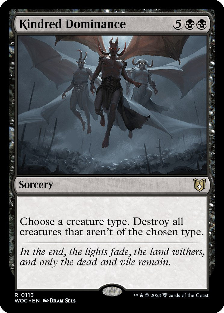 Kindred Dominance [Wilds of Eldraine Commander] | Good Games Cannington