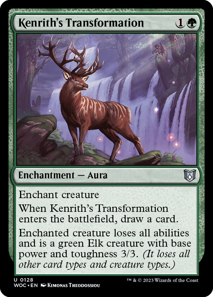 Kenrith's Transformation [Wilds of Eldraine Commander] | Good Games Cannington
