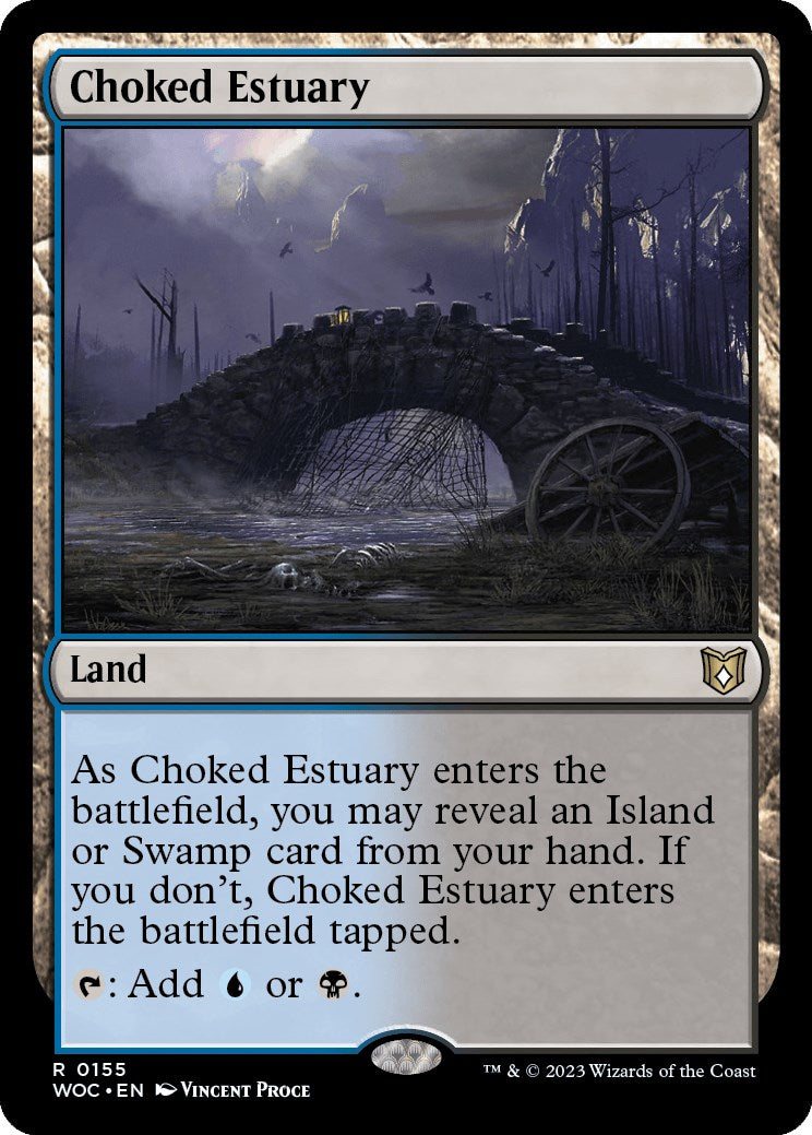 Choked Estuary [Wilds of Eldraine Commander] | Good Games Cannington