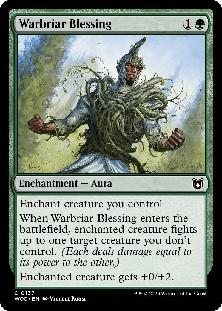 Warbriar Blessing [Wilds of Eldraine Commander] | Good Games Cannington