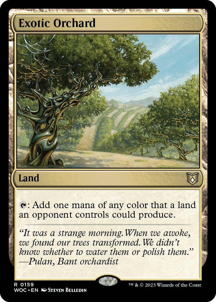 Exotic Orchard [Wilds of Eldraine Commander] | Good Games Cannington