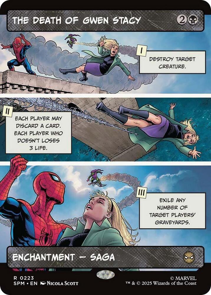 The Death of Gwen Stacy Borderless 223 (Marvel's Spider-Man)  | Good Games Cannington