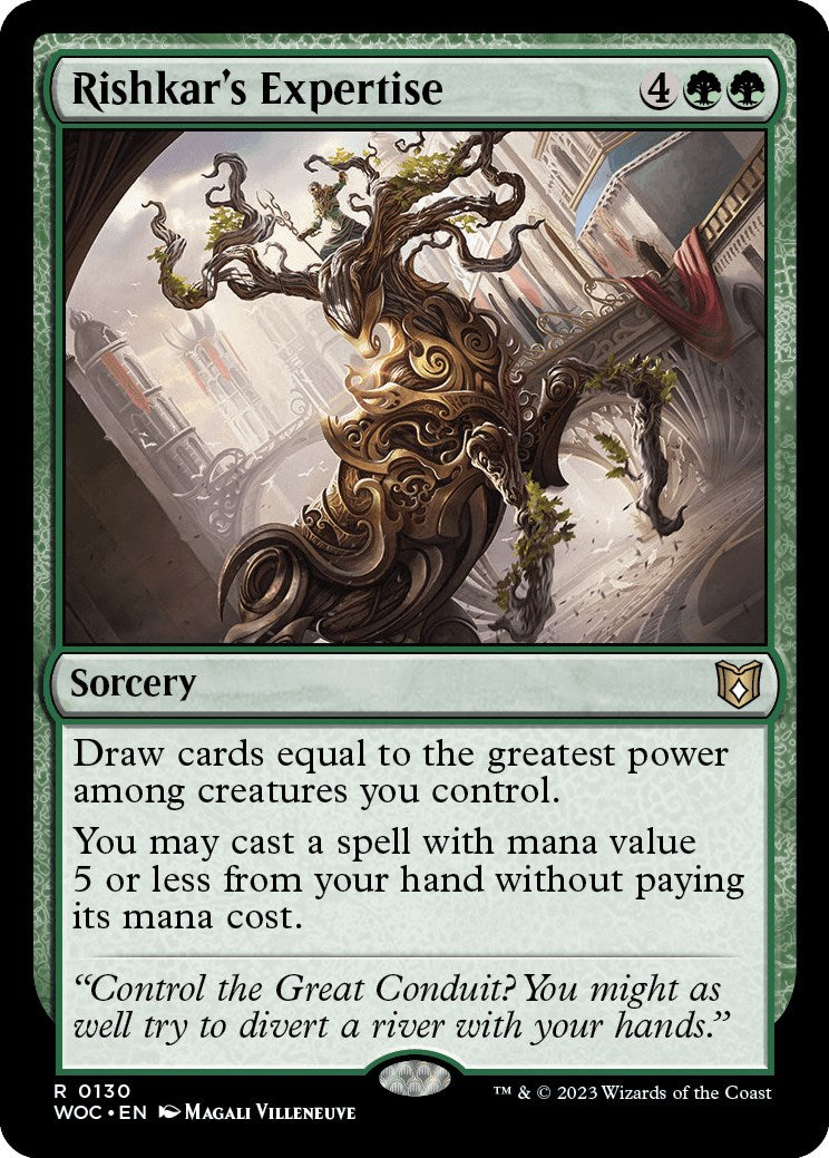 Rishkar's Expertise [Wilds of Eldraine Commander] | Good Games Cannington
