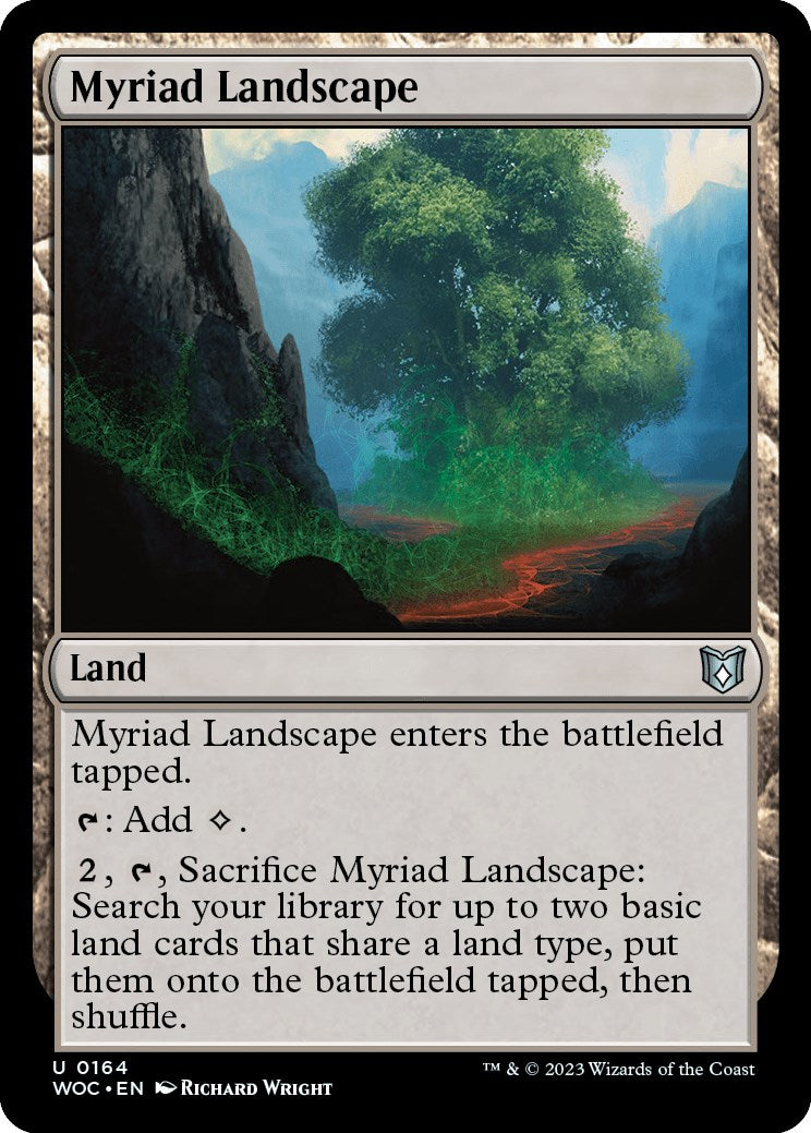 Myriad Landscape [Wilds of Eldraine Commander] | Good Games Cannington