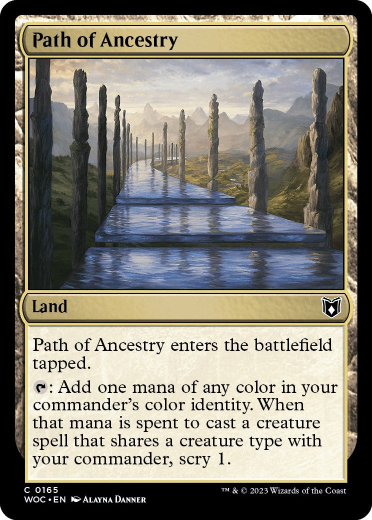 Path of Ancestry [Wilds of Eldraine Commander] | Good Games Cannington