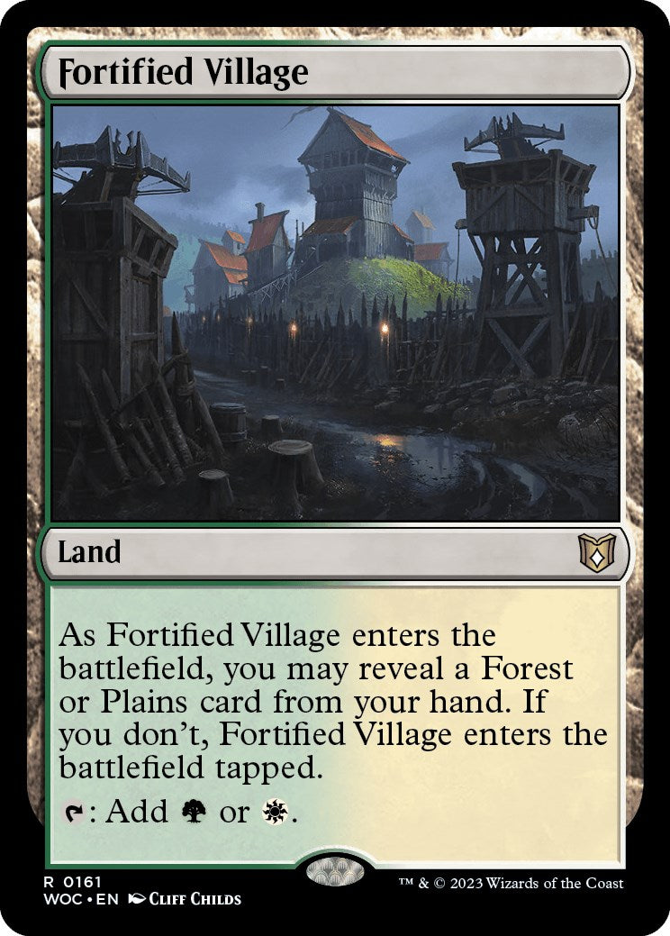 Fortified Village [Wilds of Eldraine Commander] | Good Games Cannington