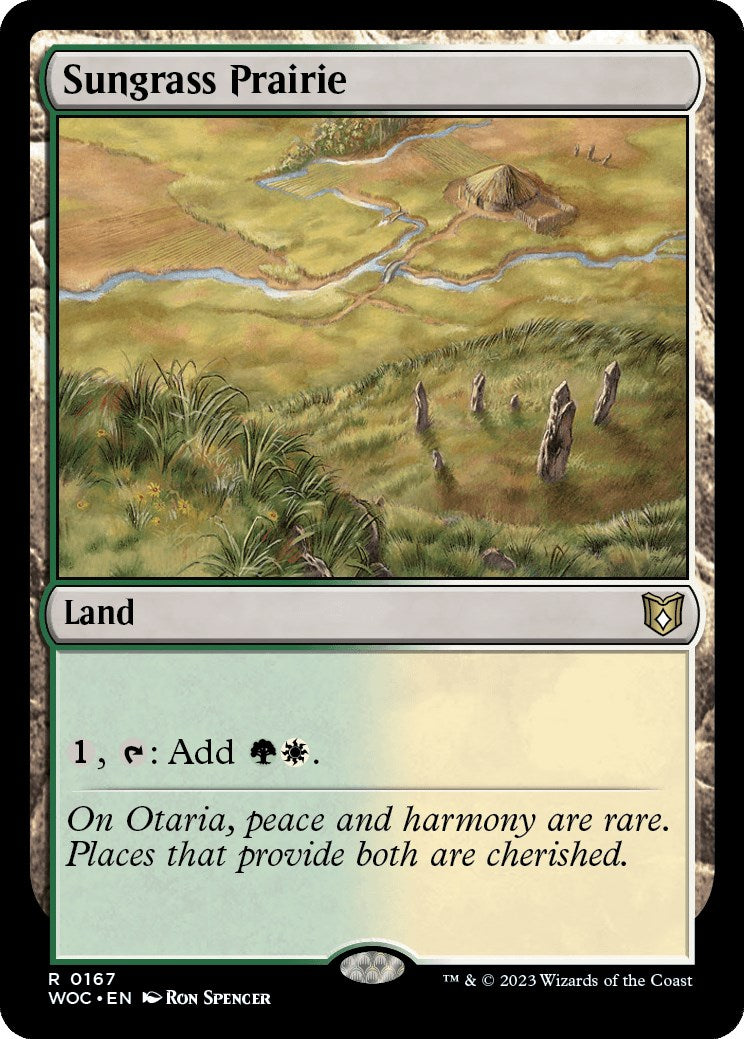 Sungrass Prairie [Wilds of Eldraine Commander] | Good Games Cannington