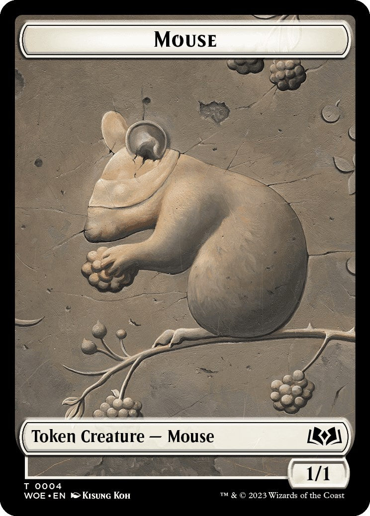 Mouse Token [Wilds of Eldraine Tokens] | Good Games Cannington