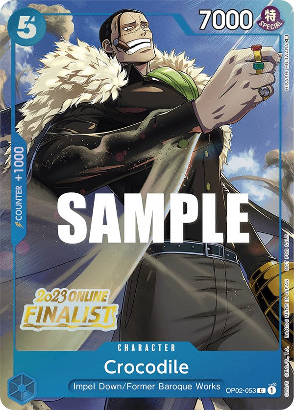 Crocodile (Online Regional 2023) [Finalist] [One Piece Promotion Cards] | Good Games Cannington