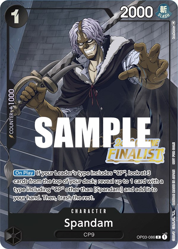 Spandam (Online Regional 2023) [Finalist] [One Piece Promotion Cards] | Good Games Cannington