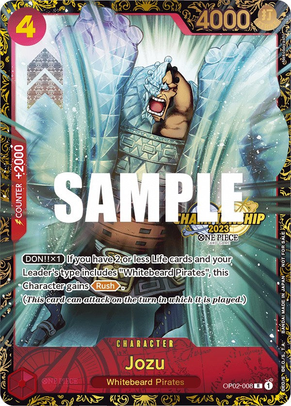 Jozu (Championship 2023) [One Piece Promotion Cards] | Good Games Cannington
