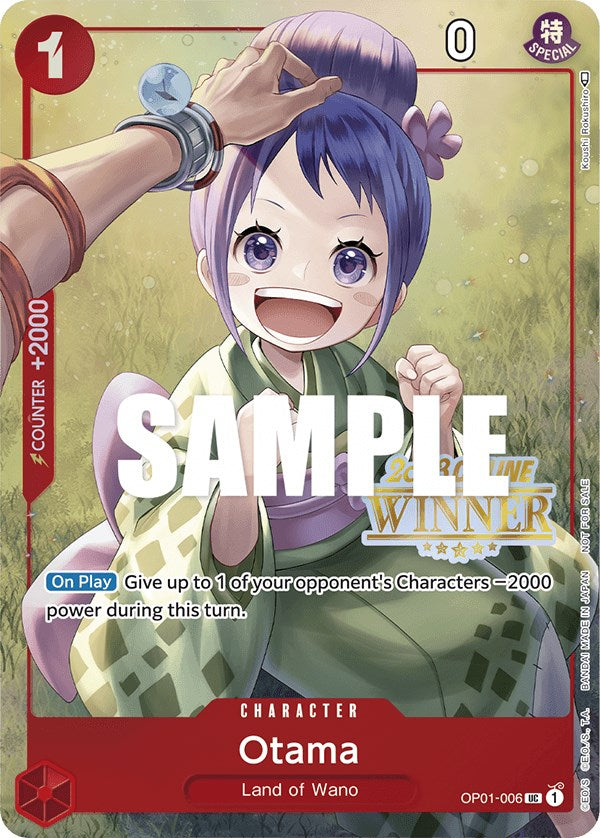 Otama (Online Regional 2023) [Winner] [One Piece Promotion Cards] | Good Games Cannington