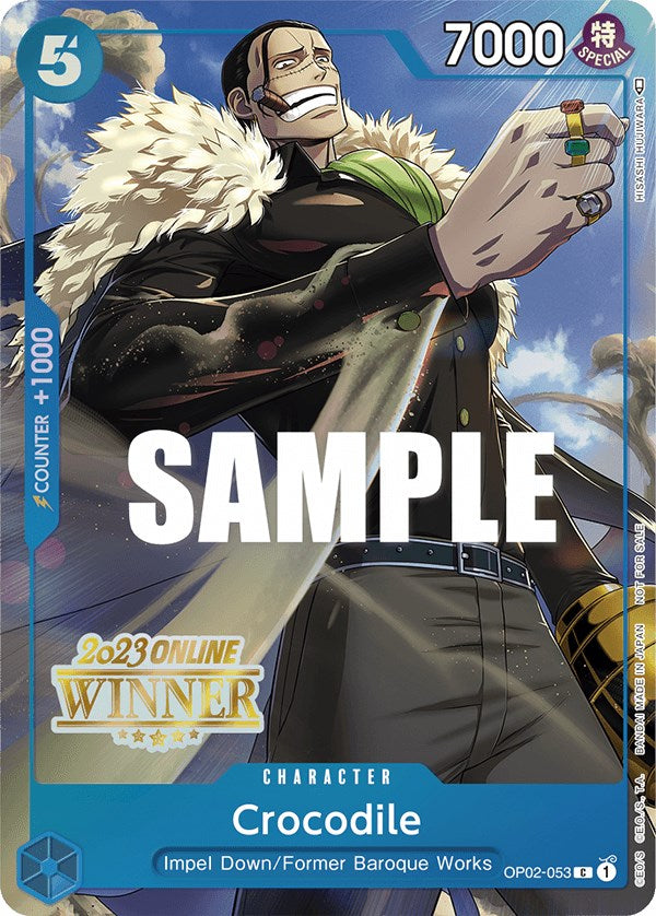 Crocodile (Online Regional 2023) [Winner] [One Piece Promotion Cards] | Good Games Cannington