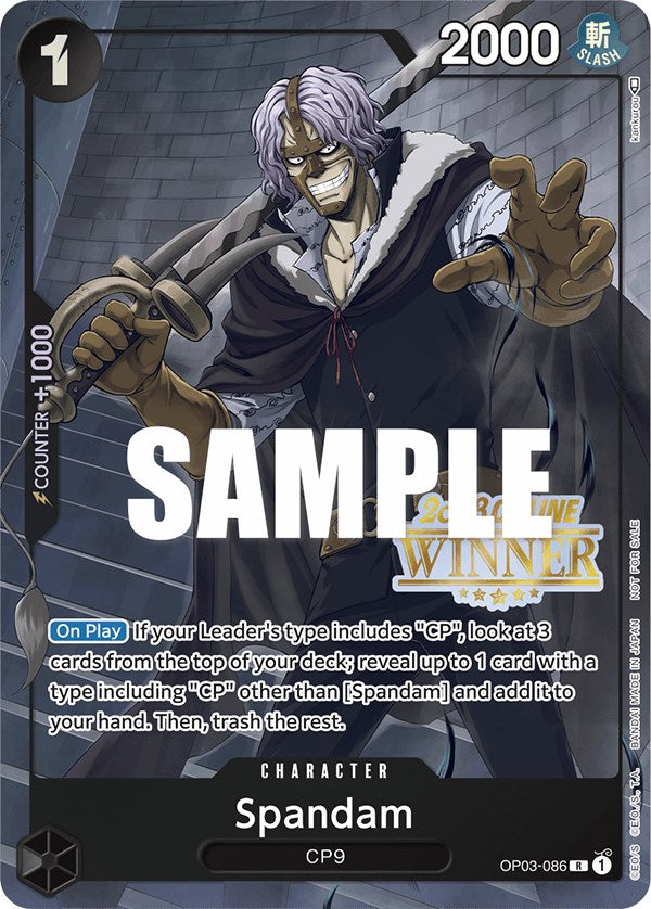 Spandam (Online Regional 2023) [Winner] [One Piece Promotion Cards] | Good Games Cannington