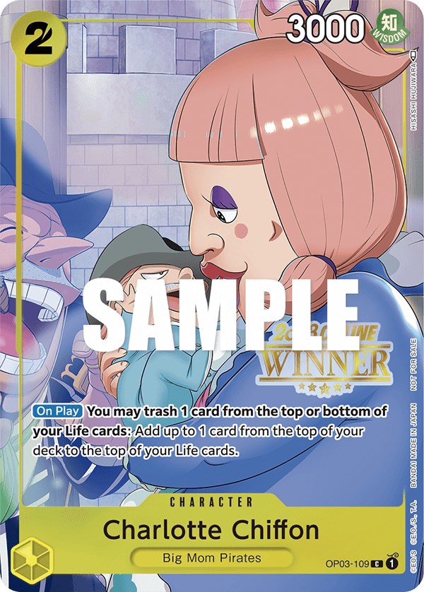 Charlotte Chiffon (Online Regional 2023) [Winner] [One Piece Promotion Cards] | Good Games Cannington