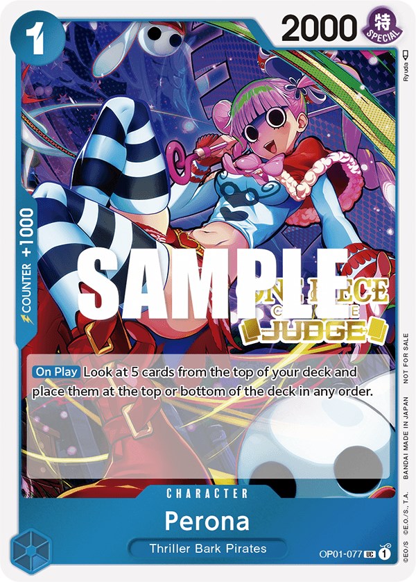 Perona (Judge Pack Vol. 2) [One Piece Promotion Cards] | Good Games Cannington