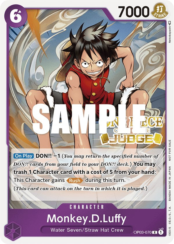 Monkey.D.Luffy (Judge Pack Vol. 2) [One Piece Promotion Cards] | Good Games Cannington