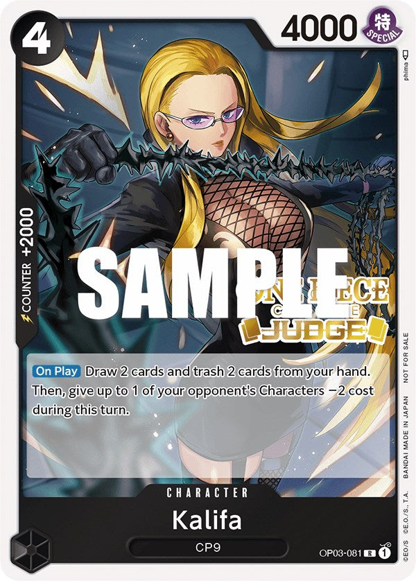 Kalifa (Judge Pack Vol. 2) [One Piece Promotion Cards] | Good Games Cannington