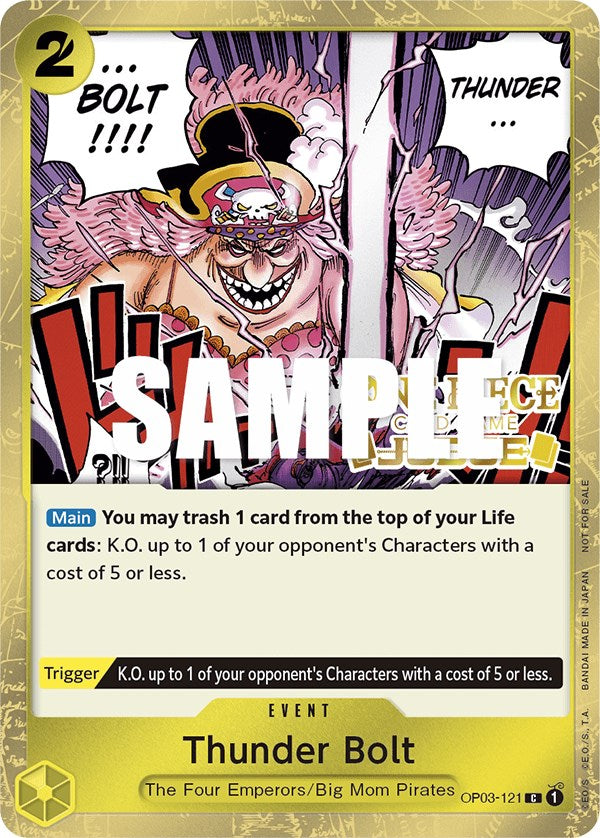Thunder Bolt (Judge Pack Vol. 2) [One Piece Promotion Cards] | Good Games Cannington