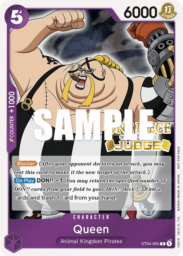 Queen (Judge Pack Vol. 2) [One Piece Promotion Cards] | Good Games Cannington