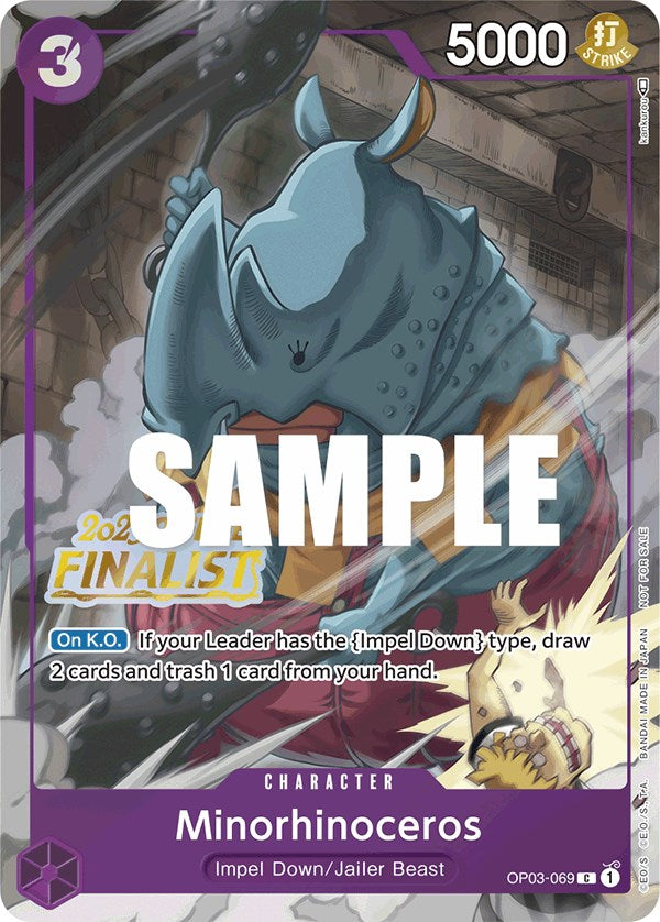Minorhinoceros (Offline Regional 2023) [Finalist] [One Piece Promotion Cards] | Good Games Cannington