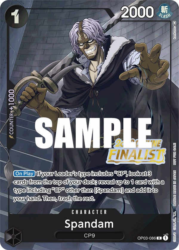 Spandam (Offline Regional 2023) [Finalist] [One Piece Promotion Cards] | Good Games Cannington