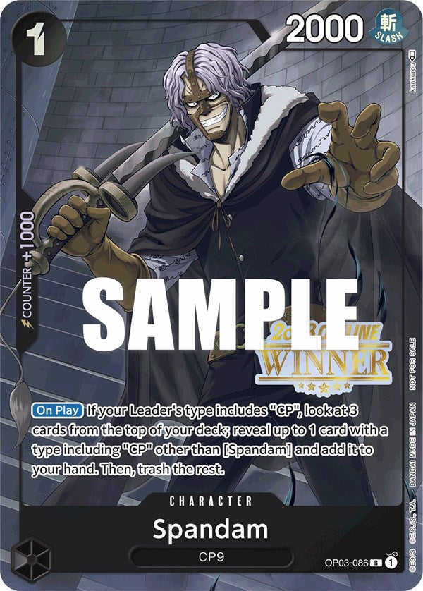 Spandam (Offline Regional 2023) [Winner] [One Piece Promotion Cards] | Good Games Cannington